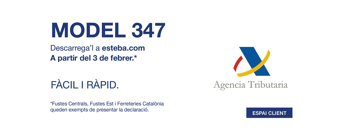 Model 347 Agencia Tributaria